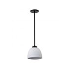 Satco 60-8012 Collins 60W Matte Black Pendant