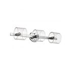 Satco 60-8073 Marlowe 60W 3-Lights Polished Nickel Vanity Light