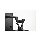 Satco 60-8124 Oaklyn 1-Light 100W Matte Black Post Light