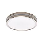 Satco 62-1690 24W Brushed Nickel LED CCT Selectable Flush Mount
