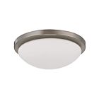 Satco 62-1842 Brushed Nickel 18W LED Flush Mount