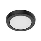 Satco 62-1901 8W Black LED CCT Selectable Flush Mount