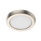Satco 62-1903 8W Brushed Nickel LED CCT Selectable Flush Mount