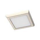Satco 62-1907 8W Brushed Nickel LED CCT Selectable Flush Mount