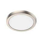 Satco 62-1913 10W Brushed Nickel LED CCT Selectable Flush Mount