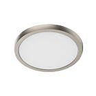 Satco 62-1923 11W Brushed Nickel LED CCT Selectable Flush Mount