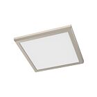 Satco 62-1927 11W Brushed Nickel LED CCT Selectable Flush Mount