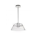 Satco 62-2052 Edmond 18W Polished Nickel Pendant