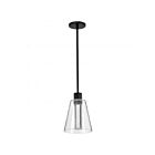 Satco 62-2171 Aura 12W Matte Black Pendant