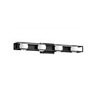 Satco 62-2244 Jenkins 20W 4-Lights Matte Black Vanity Light