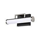 Satco Solano 62-656 Black/Brushed Nickel Vanity Light