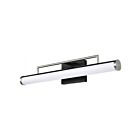 Satco Solano 62-658 Black/Brushed Nickel Vanity Light