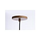 Satco 62-830 Melrose 12W Ash Wood Pendant