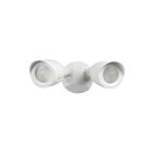 Satco 65-710 White 20W 2 Bullet Head LED Security Light