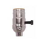Satco 80-1005 3-Way Turn Knob Socket with Removable Knob