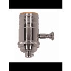 Satco 80-1065 Polished Nickel Full Range Turn Knob Dimmer Socket