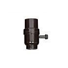 Satco 80-1109 3-Way Turn Knob with Metal Bushing Less Set Screw