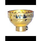Satco 80-1287 Polished Brass 3 Piece Solid Brass Cap