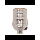 Satco 80-1373 Nickel Short Keyless Socket