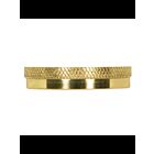 Satco 80-1450 Polished Brass Stamped Solid Brass Uno Ring