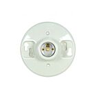 Satco 80-1648 Keyless Glazed Porcelain Ceiling Receptacle