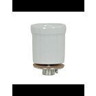 Satco 80-1682 White Keyless Porcelain Beaded Body Socket