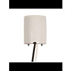 Satco 80-1689 Glazed Keyless Porcelain Socket