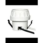 Satco 80-1691 White Keyless Porcelain Socket