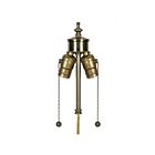 Satco 80-1764 Metal Housing Brown and Wirepipe