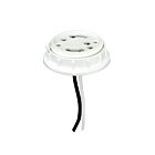 Satco 80-1890 GU24 Threaded Cap with Ring 1/8 IP With Leads