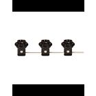 Satco 80-1912 3 Light Phenolic Threaded Candelabra Harness Set