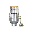 Satco 80-2185 Nickel On-Off Pull Chain Socket