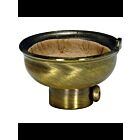 Satco 80-2245 Antique Brass 3 Piece Solid Brass Cap