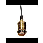 Satco 80-2282 Brass Medium base lampholder