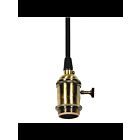 Satco 80-2297 Brass Medium base lampholder