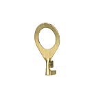 Satco 80-2331 Brass Plated 1/8 IP Brass Plated Round Lug