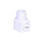 Satco 80-2342 White 1/8 IP Strain Relief With Set Screw For 18/2 SVT Wire