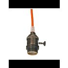 Satco 80-2345 Brass Medium base lampholder