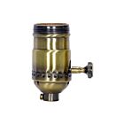 Satco 80-2357 On-Off Turn Knob Socket With Removable Knob