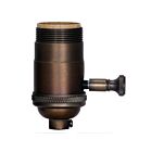 Satco 80-2422 150W Full Range Turn Knob Dimmer Socket