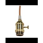 Satco 80-2427 Brass Medium base lampholder