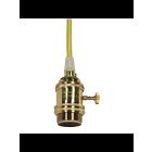 Satco 80-2428 Brass Medium base lampholder