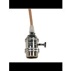 Satco 80-2430 Nickel Medium base lampholder