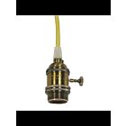 Satco 80-2435 Brass Medium base lampholder