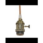 Satco 80-2436 Brass Medium base lampholder