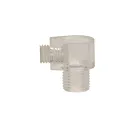 Satco 80-2550 Clear 1/8 IP Strain Relief With Set Screw For 18/2 SVT Wire