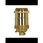 Satco 80-2565 Polished Brass Medium base lampholder