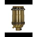 Satco 80-2567 Antique Brass Medium base lampholder