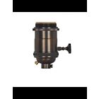 Satco 80-2572 Dark Antique Brass Medium base lampholder
