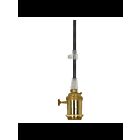 Satco 80-2577 Brass Medium base lampholder